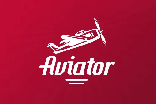 Aviator crash game logo