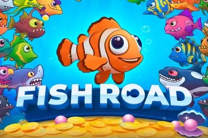 Fish Road crash game logo